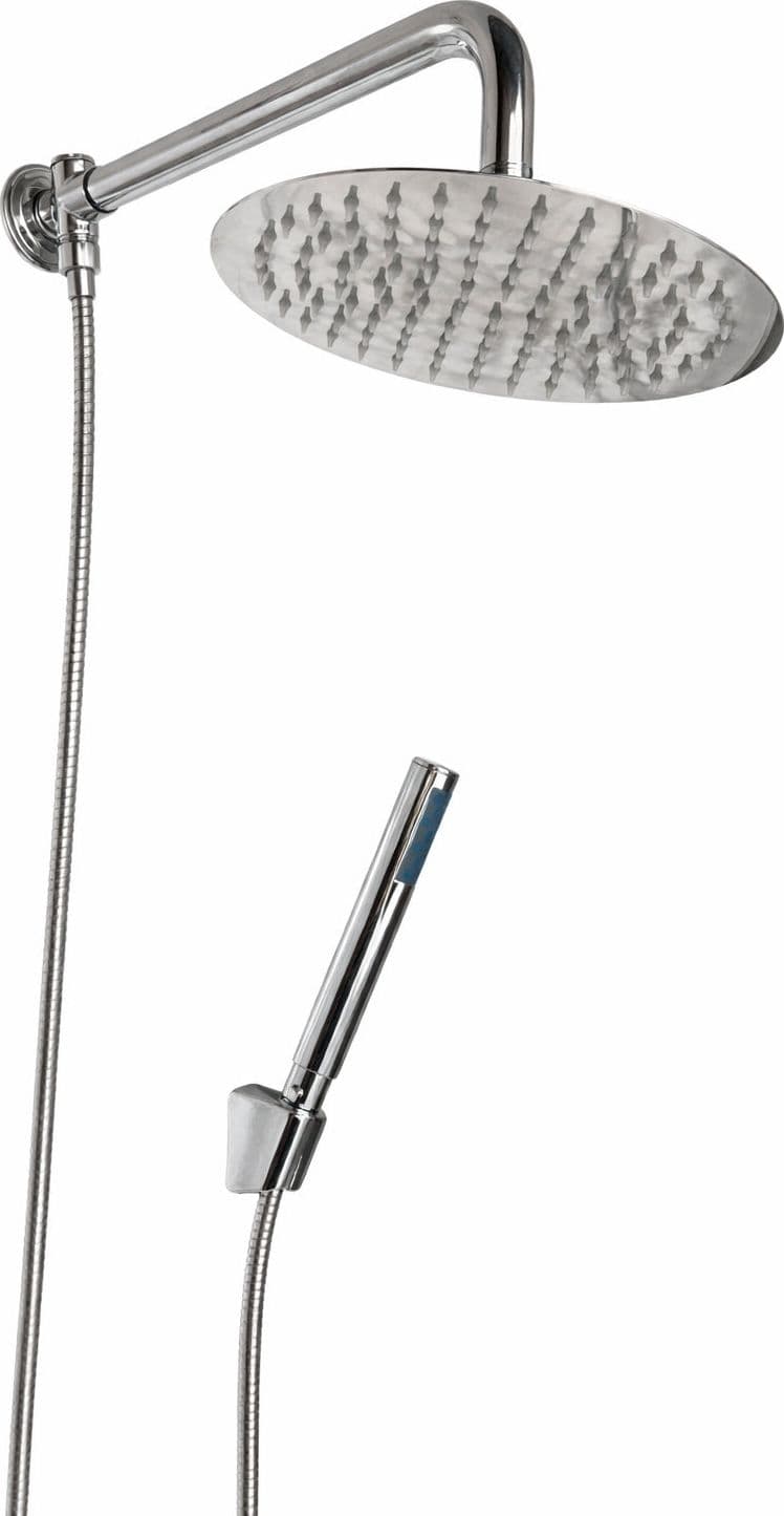 Set Doccia con Deviatore a Pulsante – 2 Uscite da Un Solo Attacco
