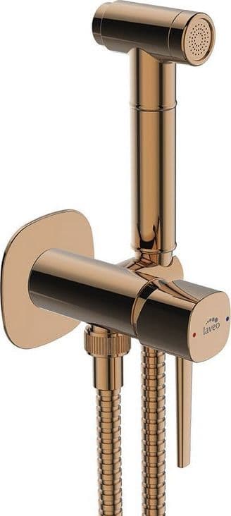 Set idroscopino bidet a incasso oro rosa con doccetta bidet – elegante, trendy e salvaspazio - 3