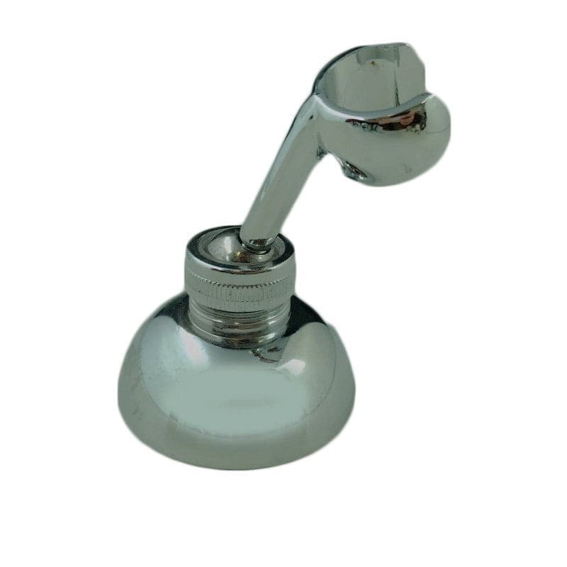 Supporto per doccia in ottone esterno stile tondo, con fissaggio - 4