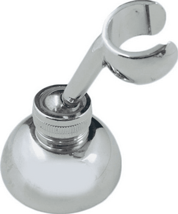 Supporto per doccia in ottone esterno stile tondo, con fissaggio - 5
