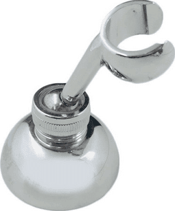 Supporto per doccia in ottone esterno stile tondo, con fissaggio - 5