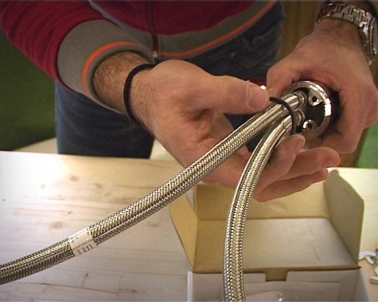 Tubetto Per Miscelatori/Rubinetti In Acciaio Inox Cromo - 2