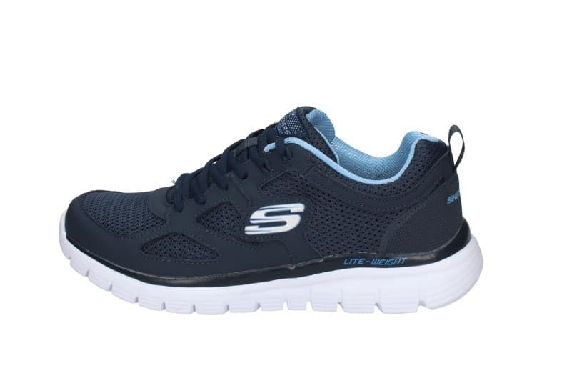 Skechers 52635 NVY Sneakers Uomo Blu Navy, Scarpe Sportive Low-Top con Suola Ammortizzata e Chiusura con Lacci - 3