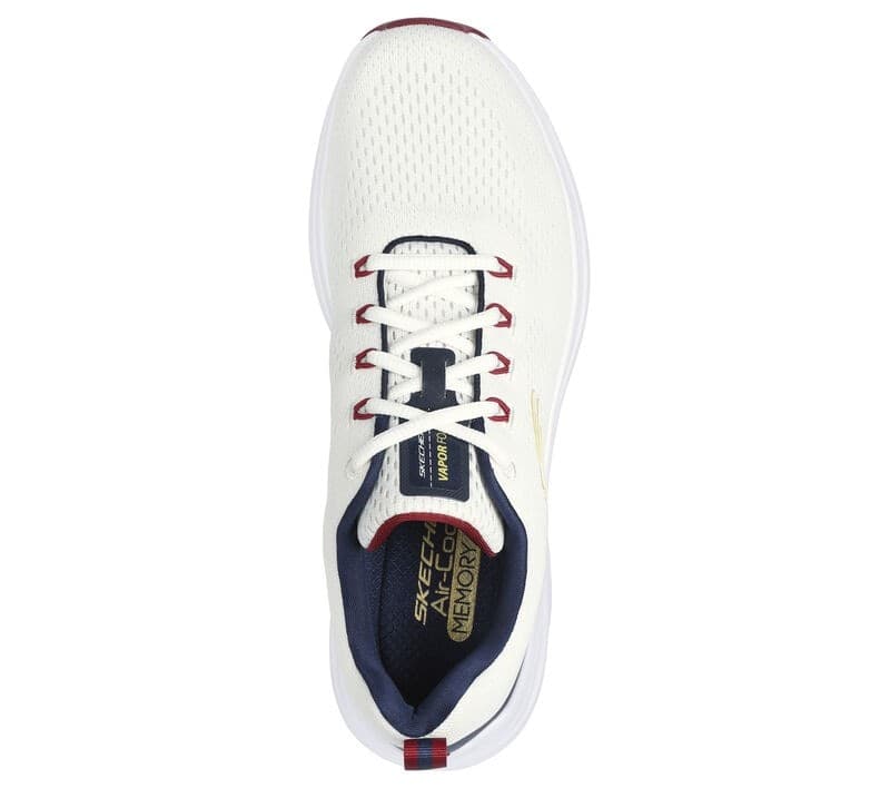 Skechers Vapor Foam Uomo 232625 WNVR Bianco-Blu-Rosso Scarpe Sportive - 2
