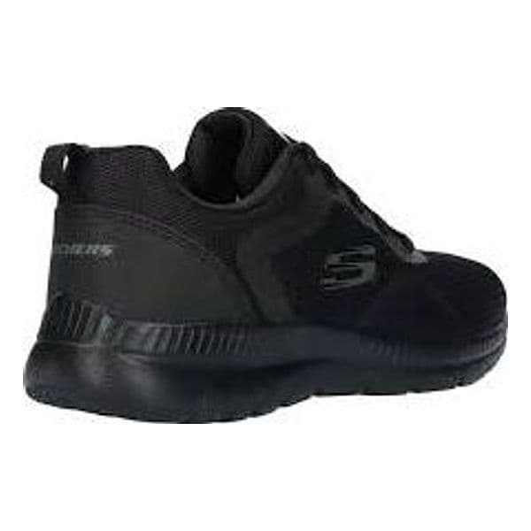 Skechers Mesh Lace Up Memory Foam Scarpe Donna/Nero Comode Leggere e Ammortizzate - 3
