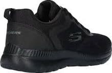 Skechers Mesh Lace Up Memory Foam Scarpe Donna/Nero Comode Leggere e Ammortizzate - 3