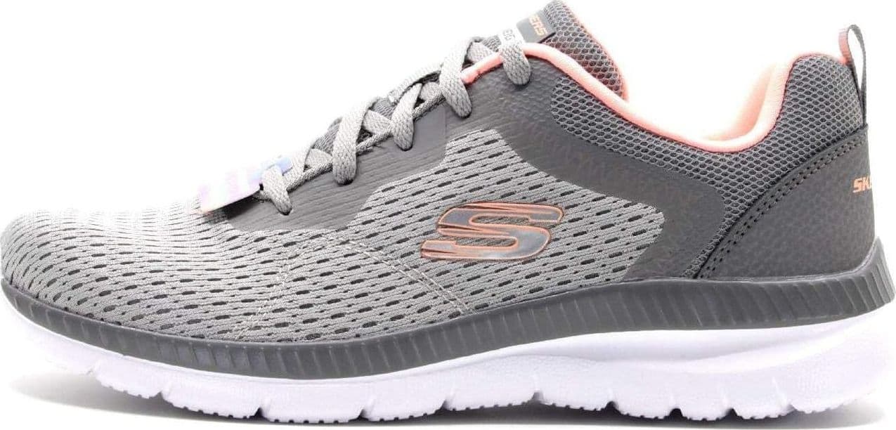 Skechers Sneakers Donna Quick Path 12607/GYCL, Scarpe Sportive Casual, Colore Grigio - 2