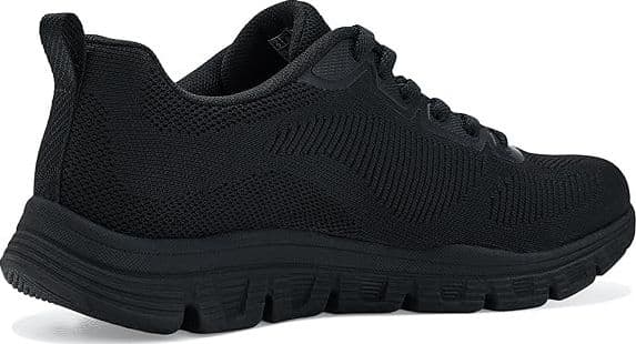 Skechers BOBS Flex Sneakers Donna, Scarpe Casual Comode, BBK Colore Nero - 3