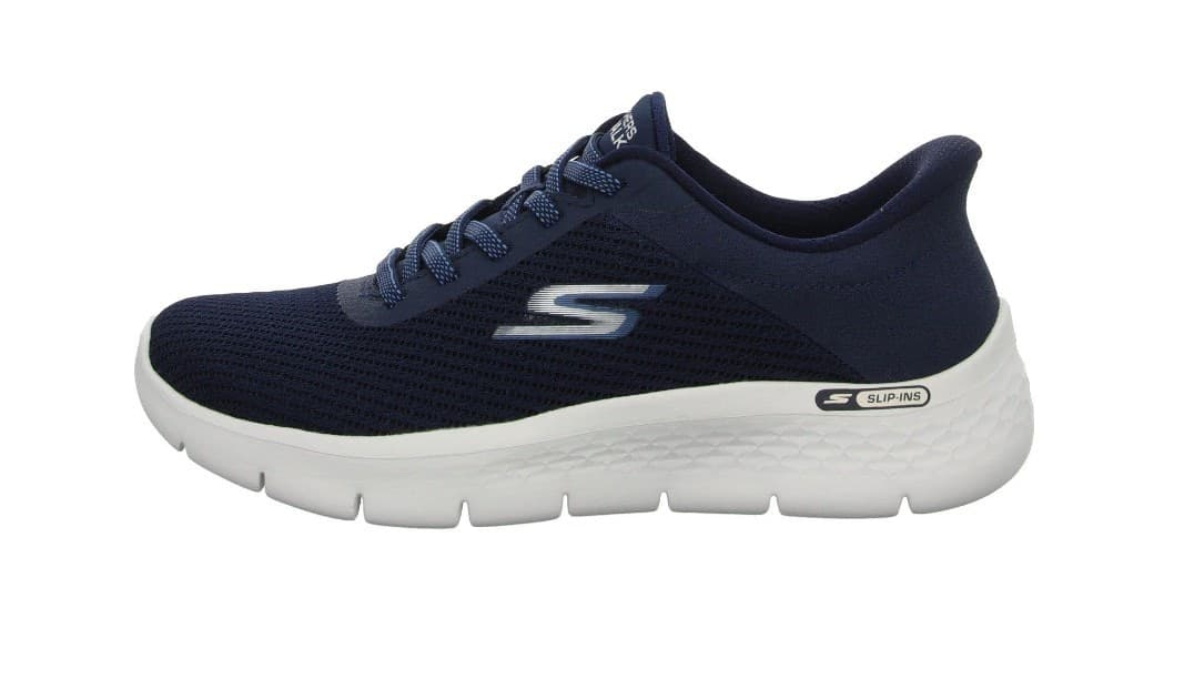 Scarpe Skechers 125516-NVW Donna Casual Comfort Blu - 4
