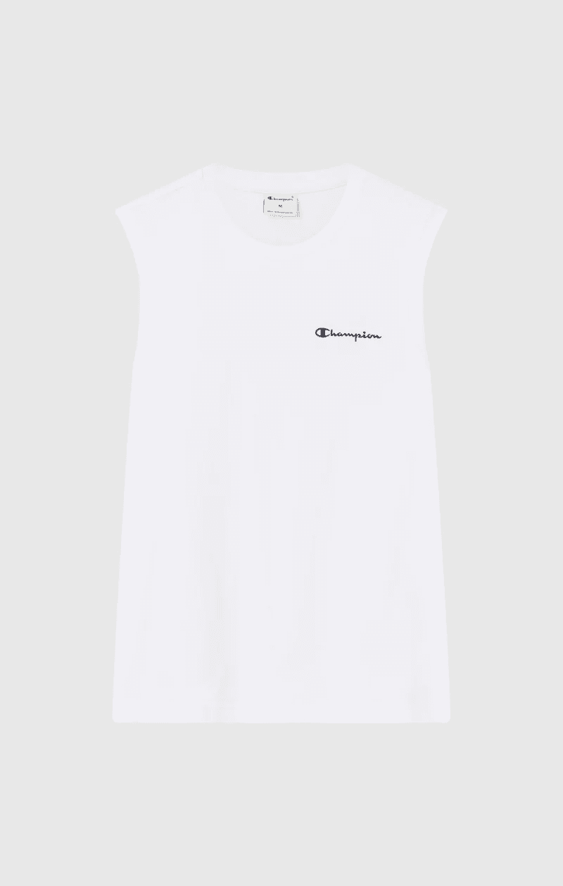 Champion Smanicato in Cotone da Uomo Icons, Regular, Bianco - 2