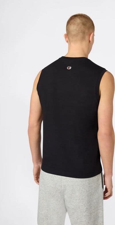 Champion Smanicato in Cotone da Uomo Icons, Regular, Nero - 3