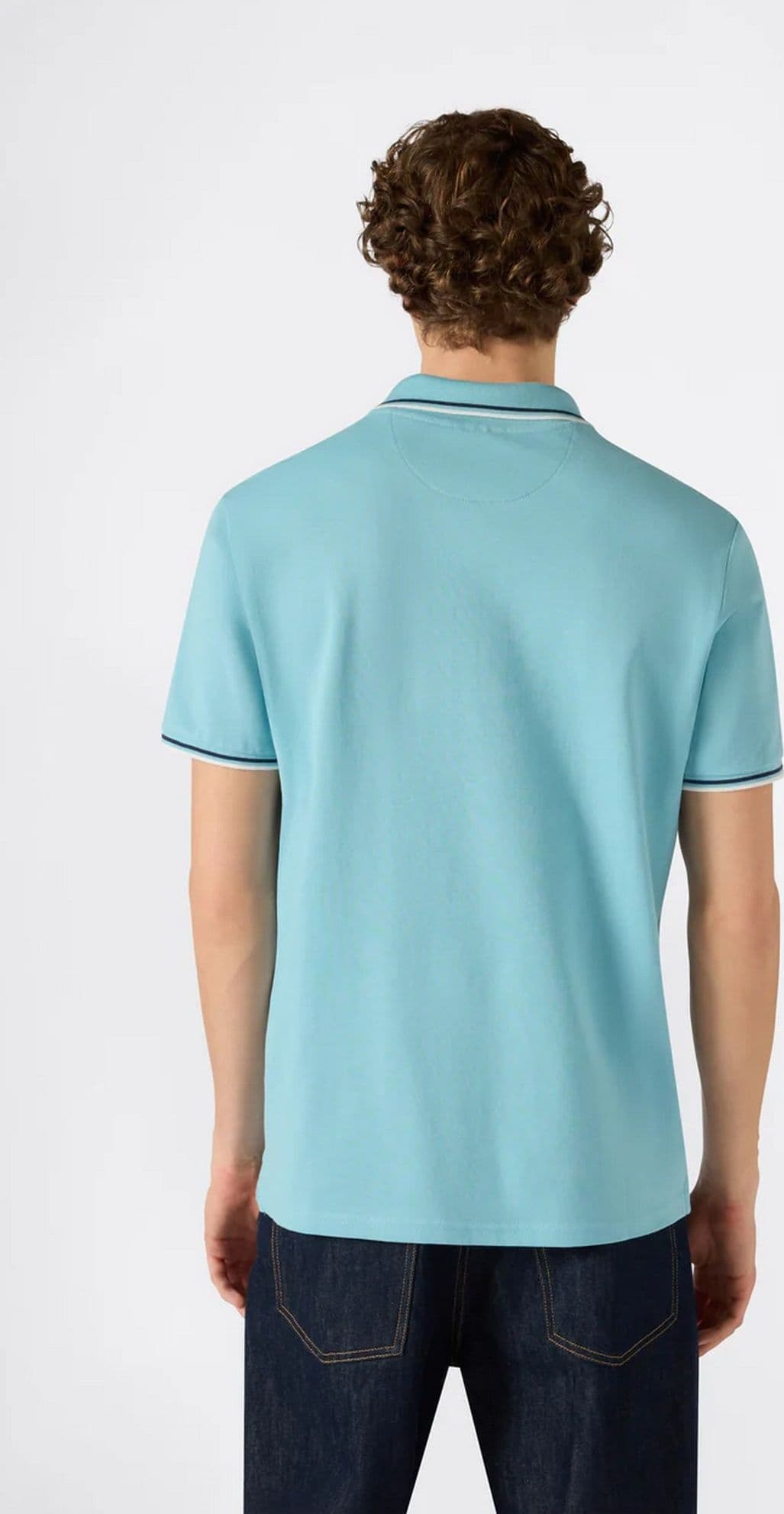 Polo uomo Champion Polo Gallery in cotone piqué – Standard Fit, leggera e traspirante Azzurro - 2