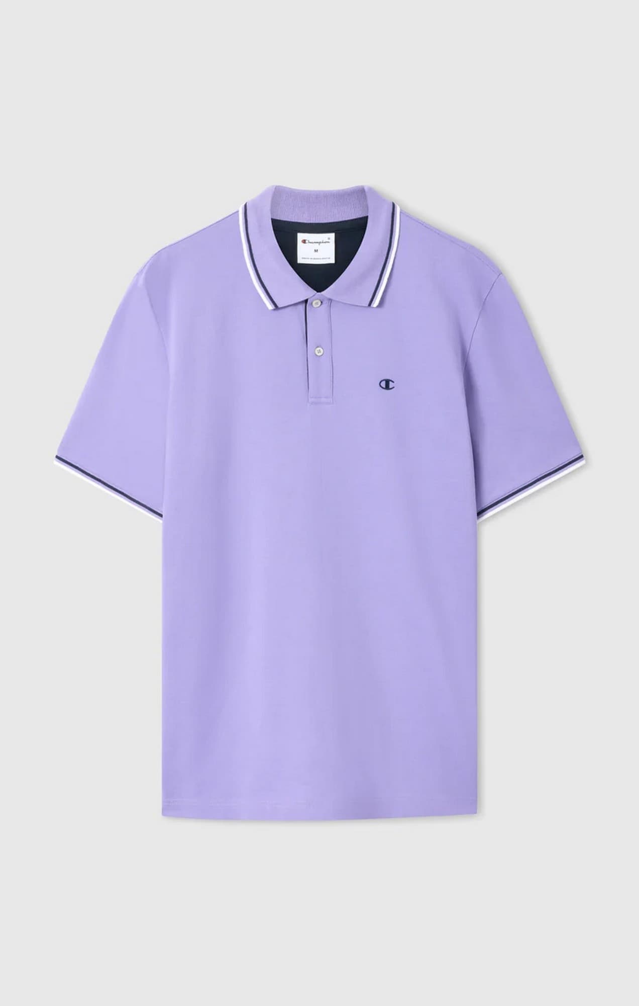Polo uomo Champion Polo Gallery in cotone piqué – Standard Fit, leggera e traspirante Viola - 2