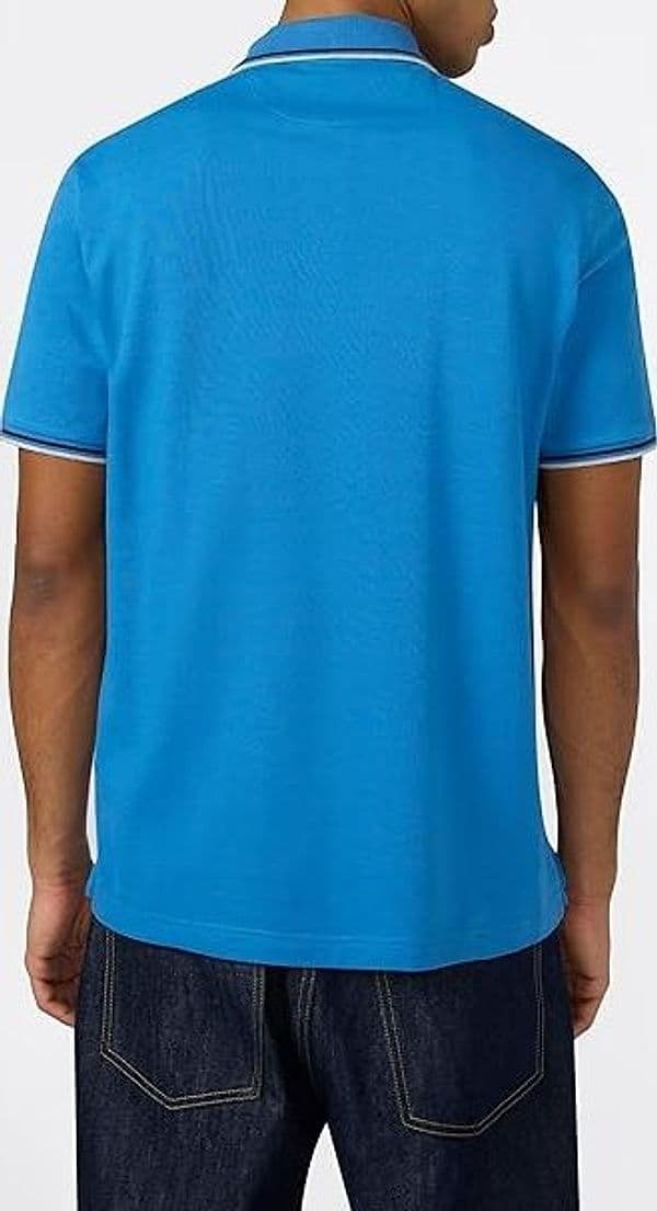 Polo uomo Champion Polo Gallery in cotone piqué – Standard Fit, leggera e traspirante Blu - 2