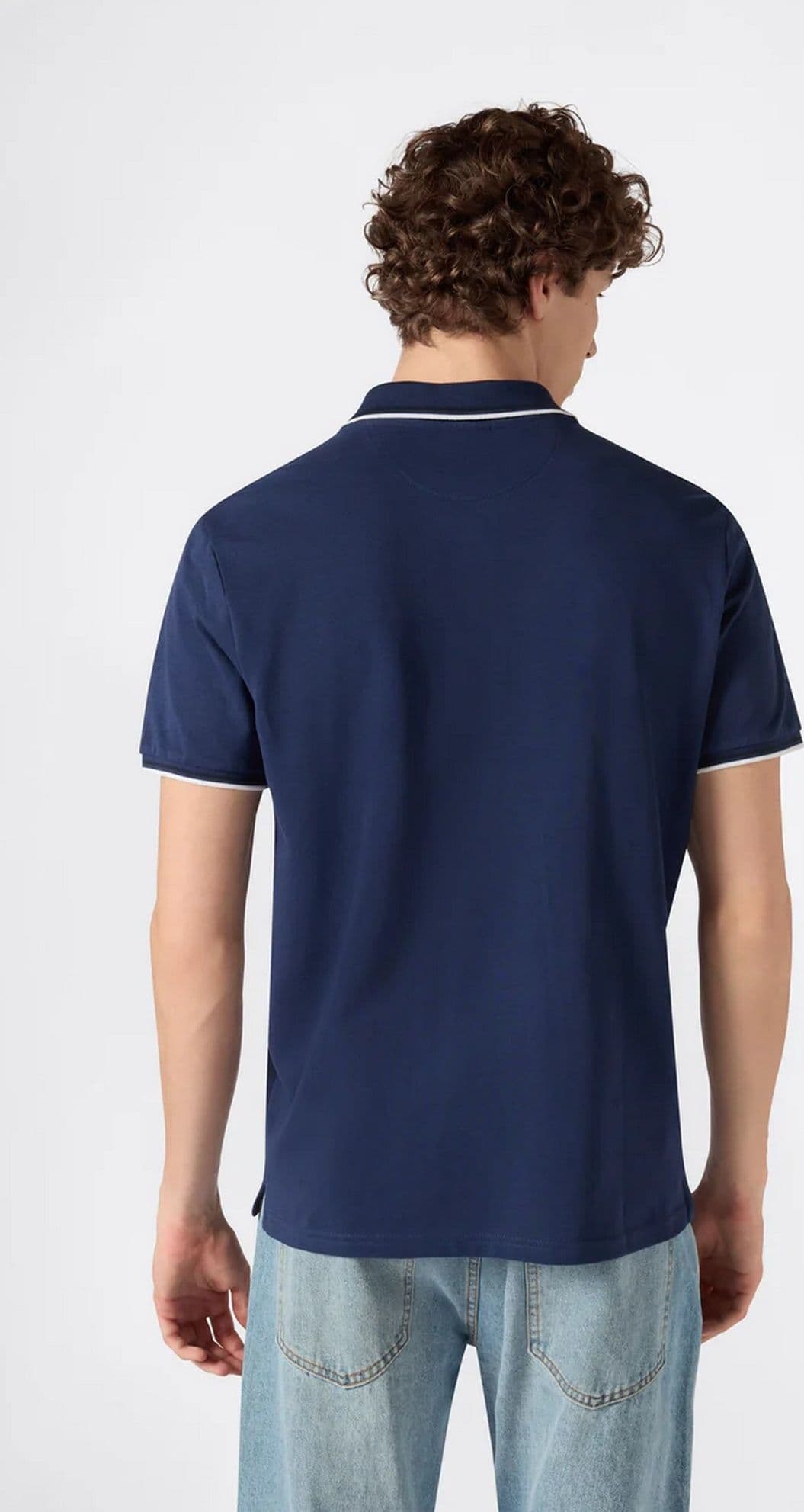 Polo uomo Champion Polo Gallery in cotone piqué – Standard Fit, leggera e traspirante Blu BS561 - 2