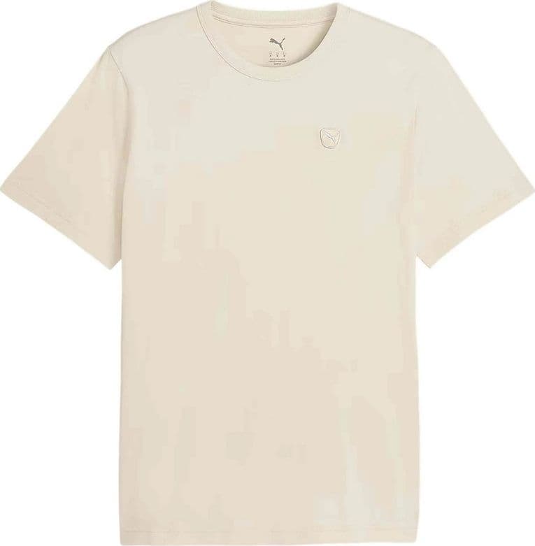 Puma T-Shirt Uomo Essentials Elevated in Cotone – Maglietta Girocollo Regular Fit Casual Manica Corta Alpine Snow - 2