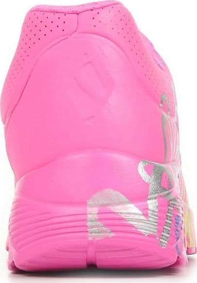 Skechers Uno Lite Sneaker Bambina 314098L HPMT, Scarpe Sportive Comode, Colore Hot Pink - 3