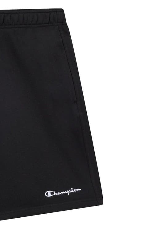 Pantaloncini Bermuda Champion Icons in Cotone e Poliestere Regular Fit  Nero - 2