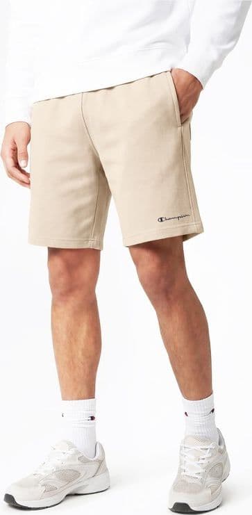 Pantaloncini Bermuda Champion Icons in Cotone e Poliestere Regular Fit  Beige - 2