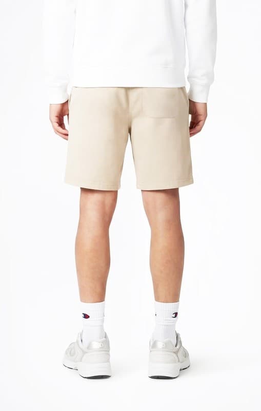 Pantaloncini Bermuda Champion Icons in Cotone e Poliestere Regular Fit  Beige - 3