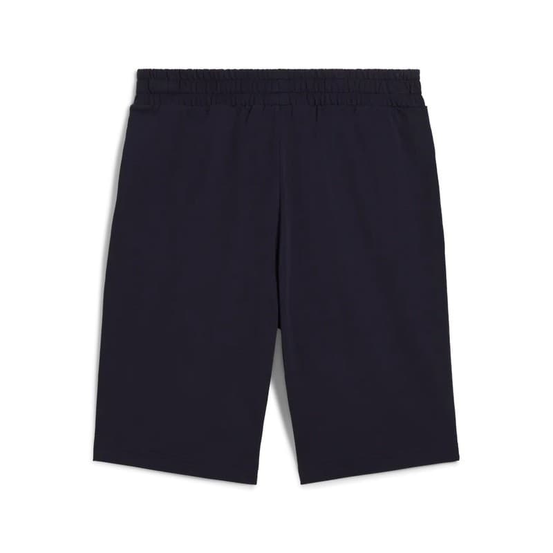 Puma Pantaloncini Uomo Essentials N.1 Logo 10" in Cotone – Shorts Sportivi Regular Fit al Ginocchio con Tasche New Navy - 2
