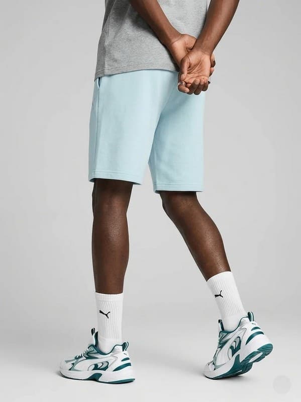 Puma Pantaloncini Uomo in Cotone Tasche Laterali, Bermuda Estivi Casual e Sport Fresh Water - 2