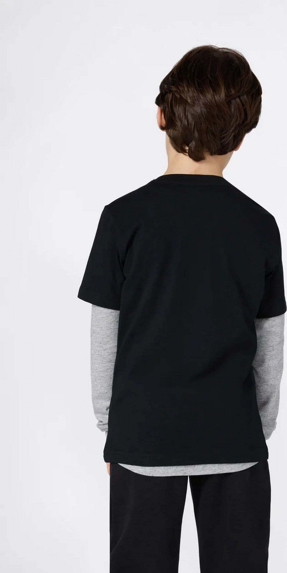 Champion Script Shop - Maglietta a Maniche Corte da Ragazzo, Nero - 3