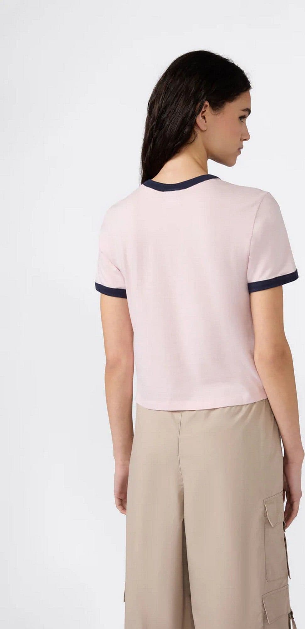 T-shirt crop donna Champion girocollo – Crop top manica corta stile casual moderno Rosa - 2