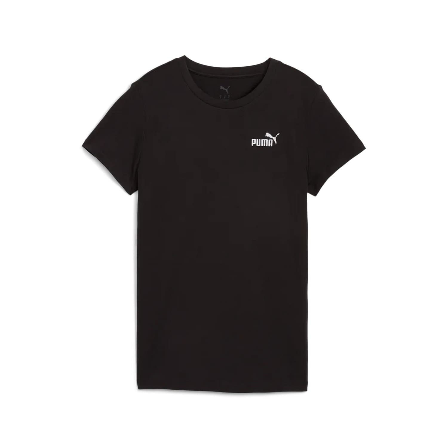 Puma T-Shirt Donna ESS Small Logo Nera in Cotone Manica Corta Relaxed Fit Casual Nero - 2