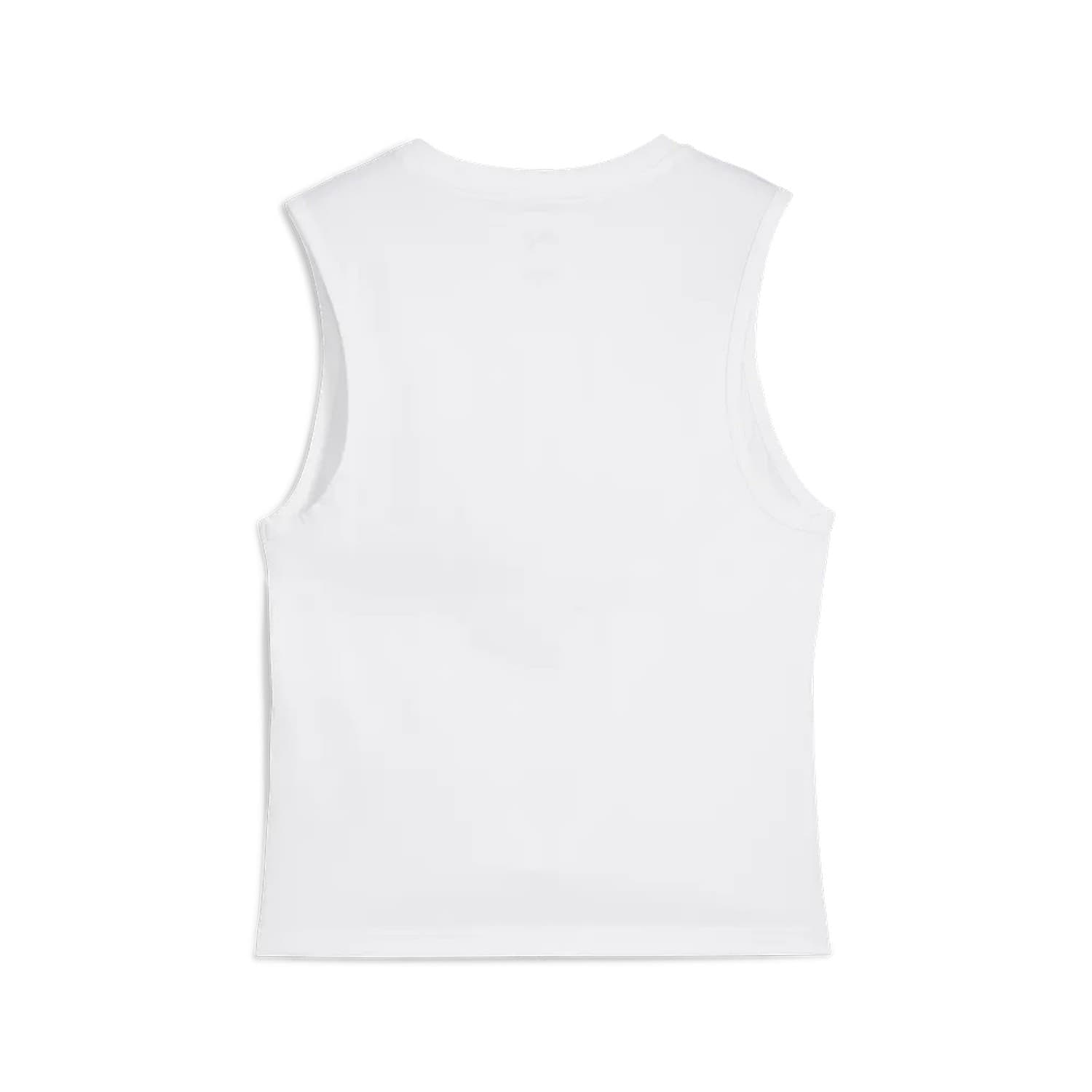 Puma Canotta Donna Sportiva Slim Fit in Cotone – Tank Top Girocollo con Logo N.1 PUMA White - 2