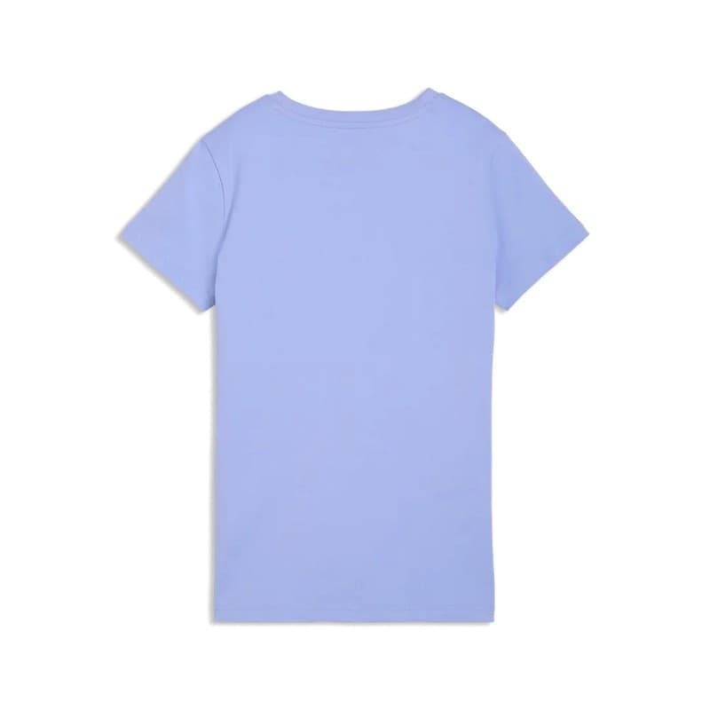 Puma T-Shirt Donna ESS Script in Cotone Beige – Maglietta Girocollo Regular Fit Casual Manica Corta Intense Lavender - 2