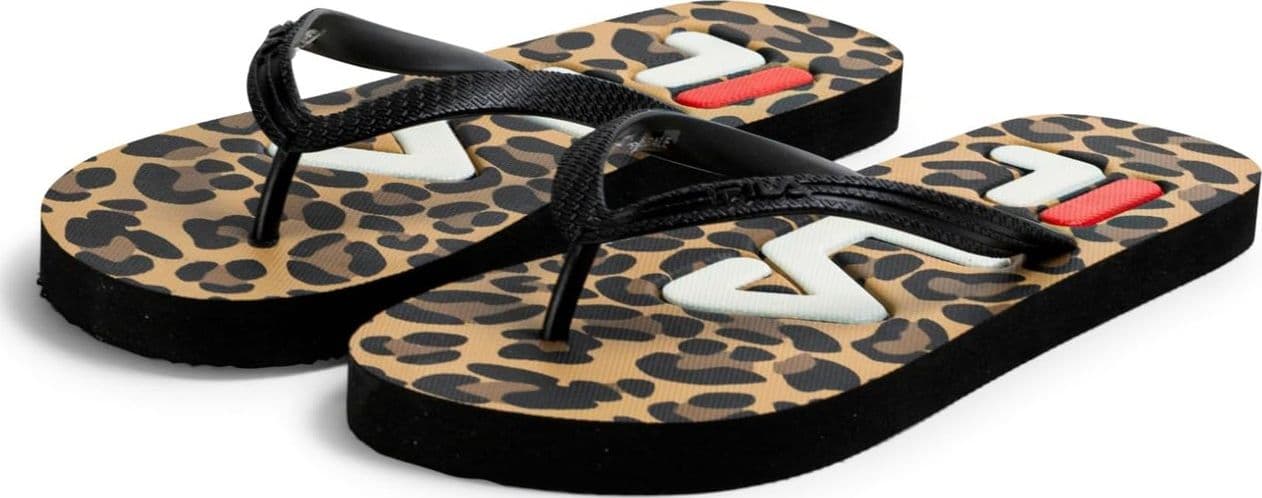 FILA Troy PRT Slipper Wmn, Infradito Donna, Leopard - 2