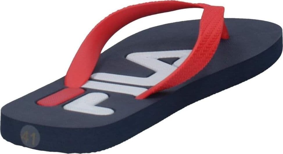FILA Troy Slipper, Infradito Uomo, Multicolore (Multicolore Dress Blues High Risk Red) - 3