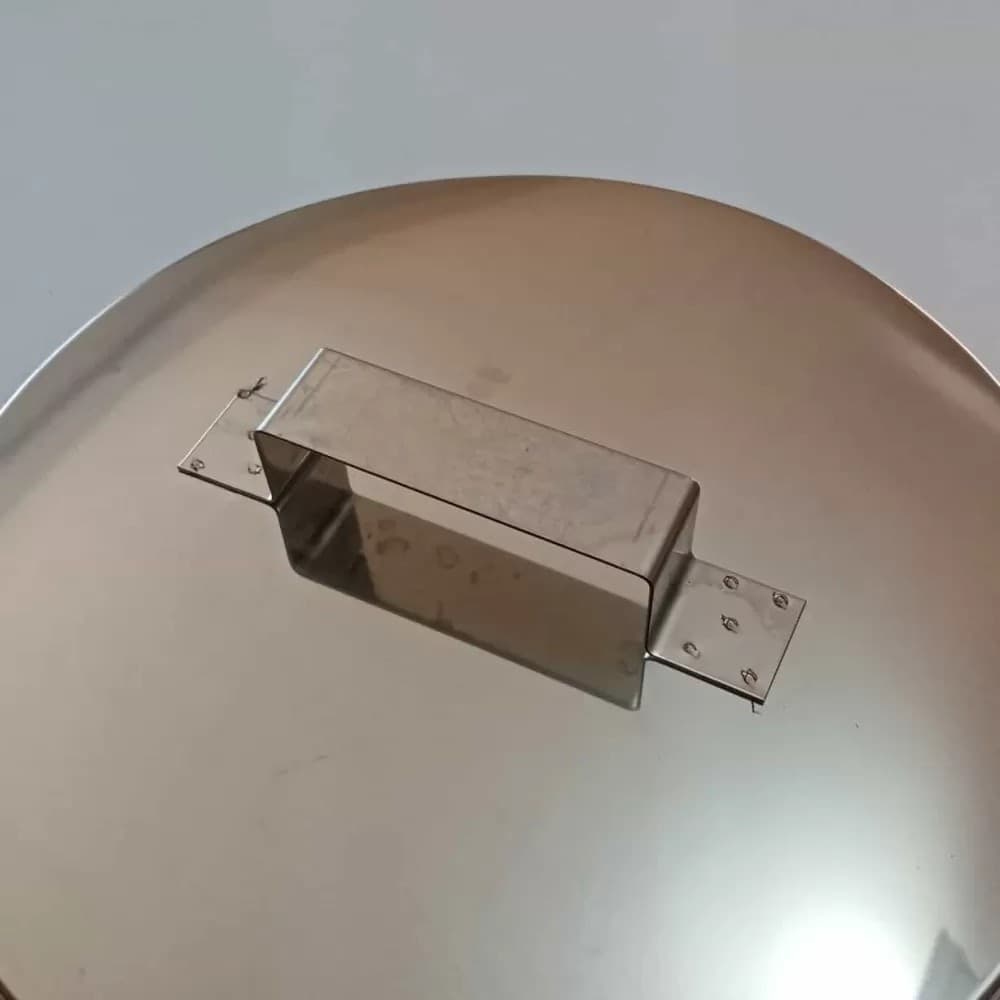 Tappo inox 230mm AISI 304 cieco senza spurgo scarico condensa innesto Femmina - 4