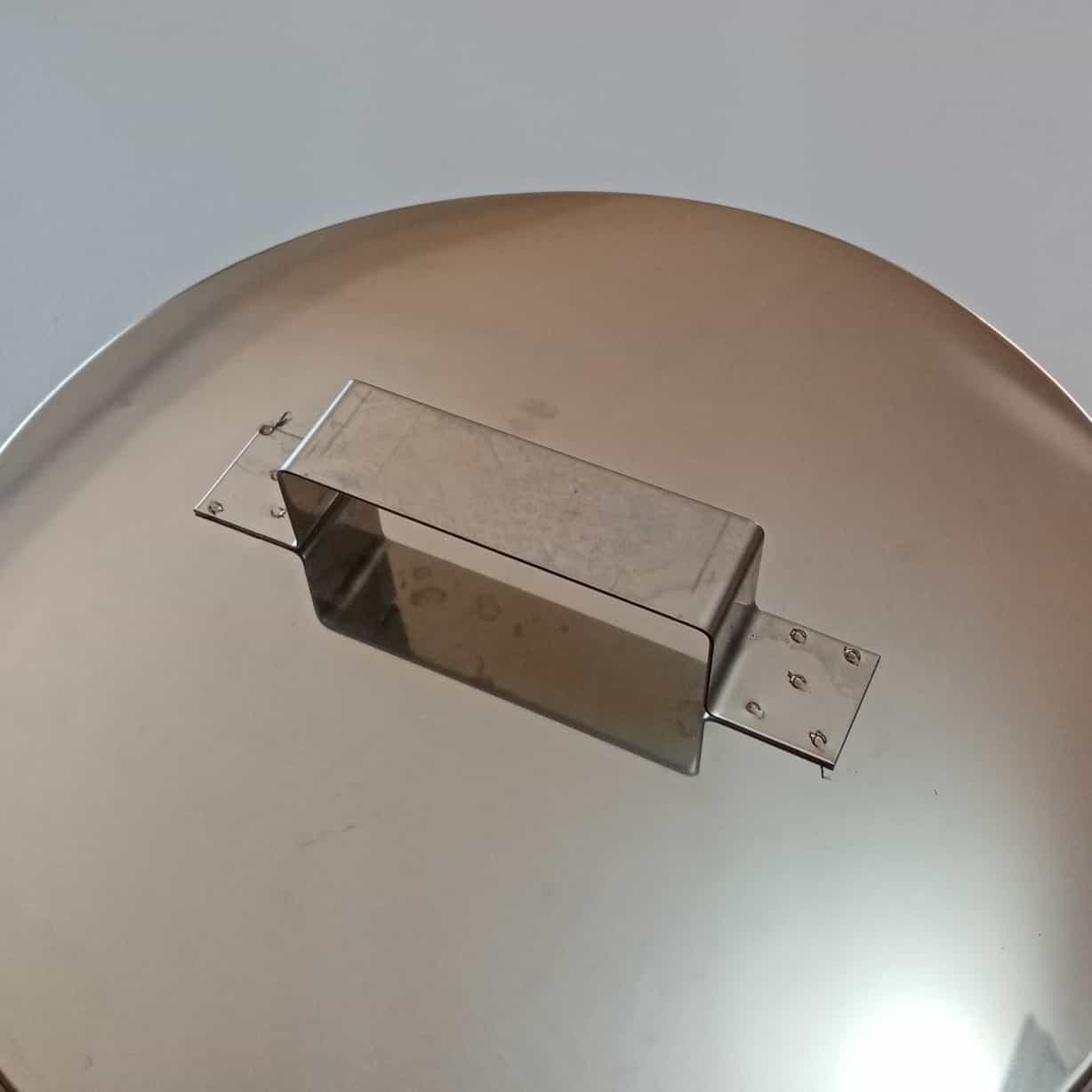Tappo inox Di 200 - De 250mm doppia parete cieco senza spurgo per scarico condensa - 4