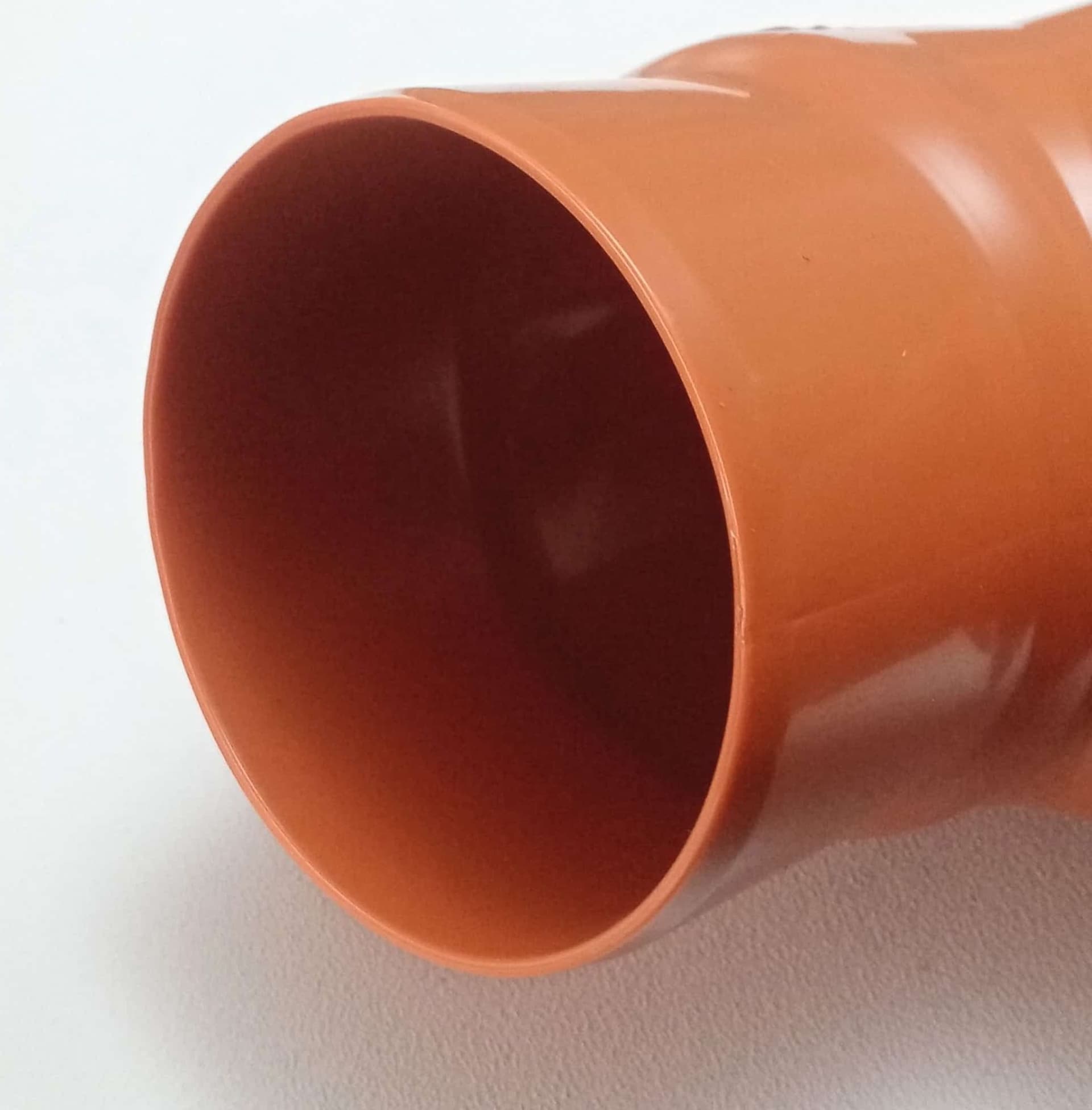 Curva gomito ridotto da 110x100mm 87° raccordo con guarnizione - 4