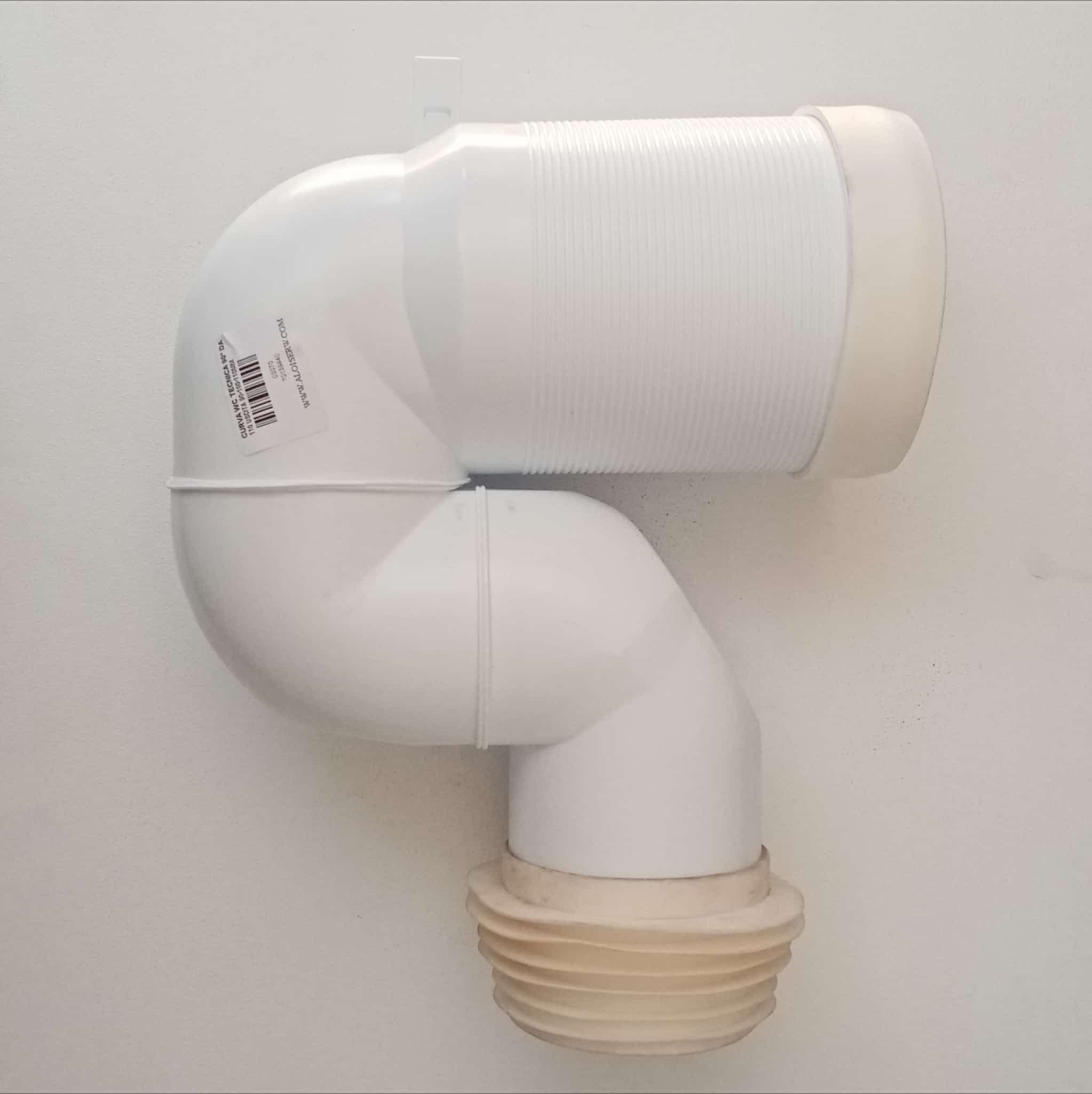 Curva WC da 110mm tecnica da ristrutturazione per scarico con guarnizione
