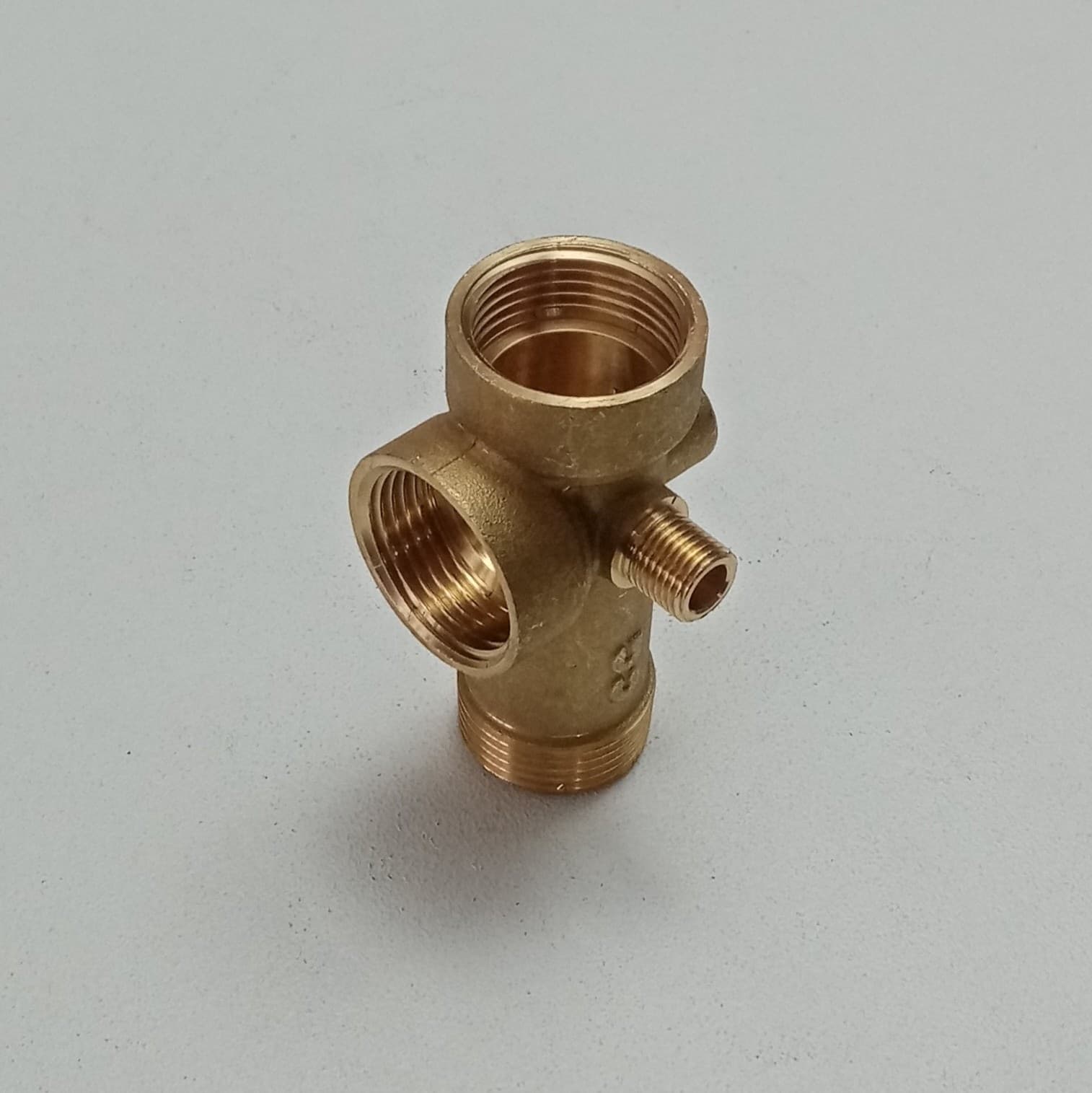 Raccordo 5 Vie Ottone da 1" per 92mm per Autoclave e Pressione Acqua - 2