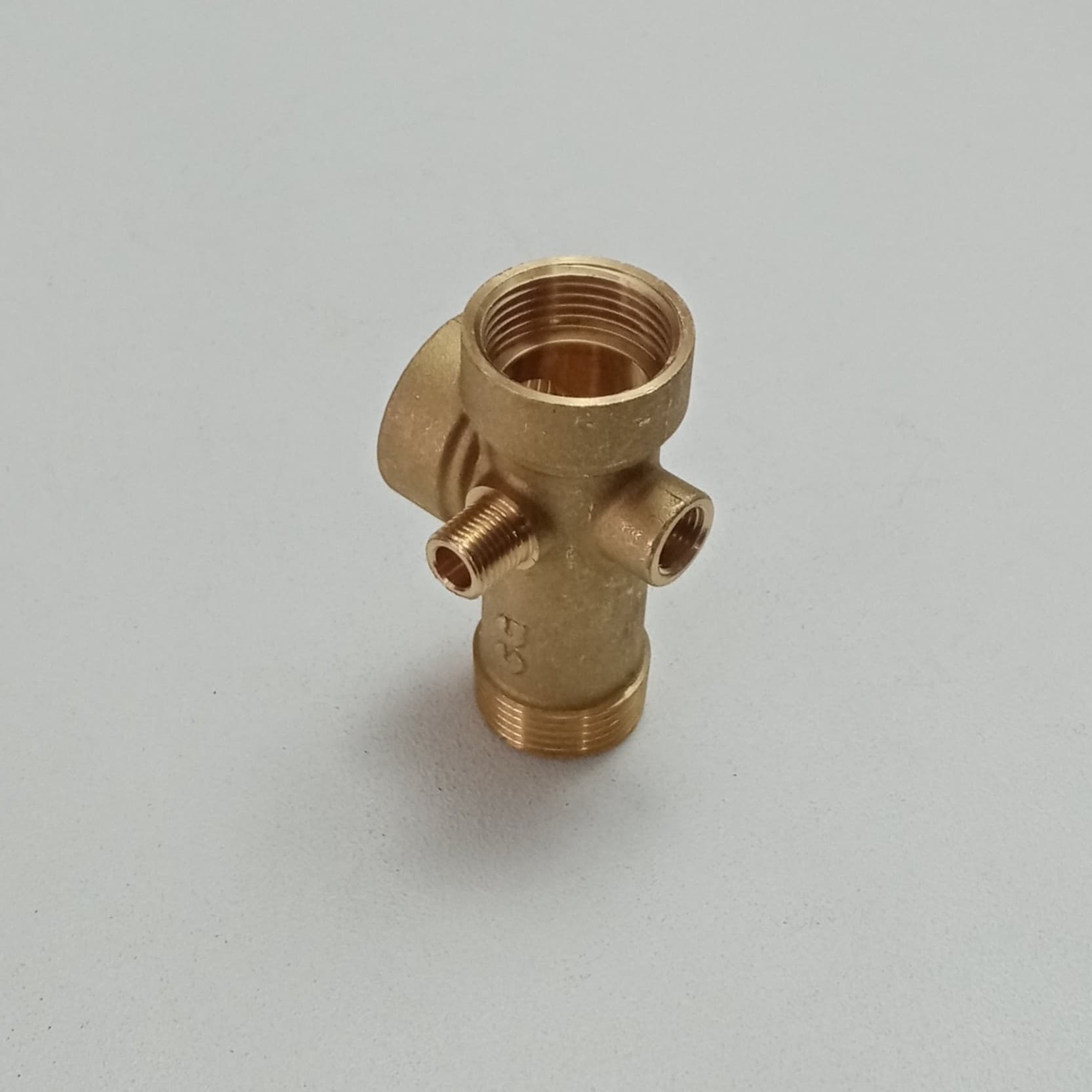 Raccordo 5 Vie Ottone da 1" per 92mm per Autoclave e Pressione Acqua - 3