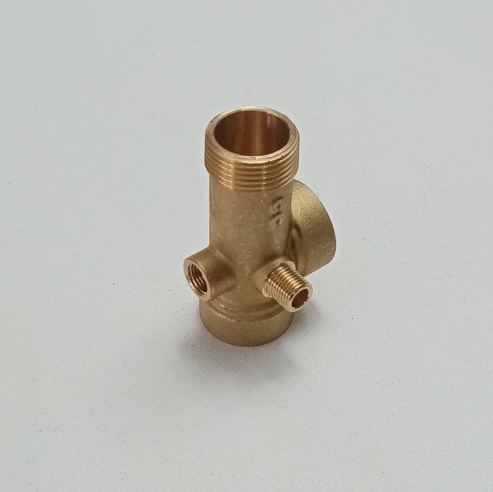 Raccordo 5 Vie Ottone da 1" per 92mm per Autoclave e Pressione Acqua - 4