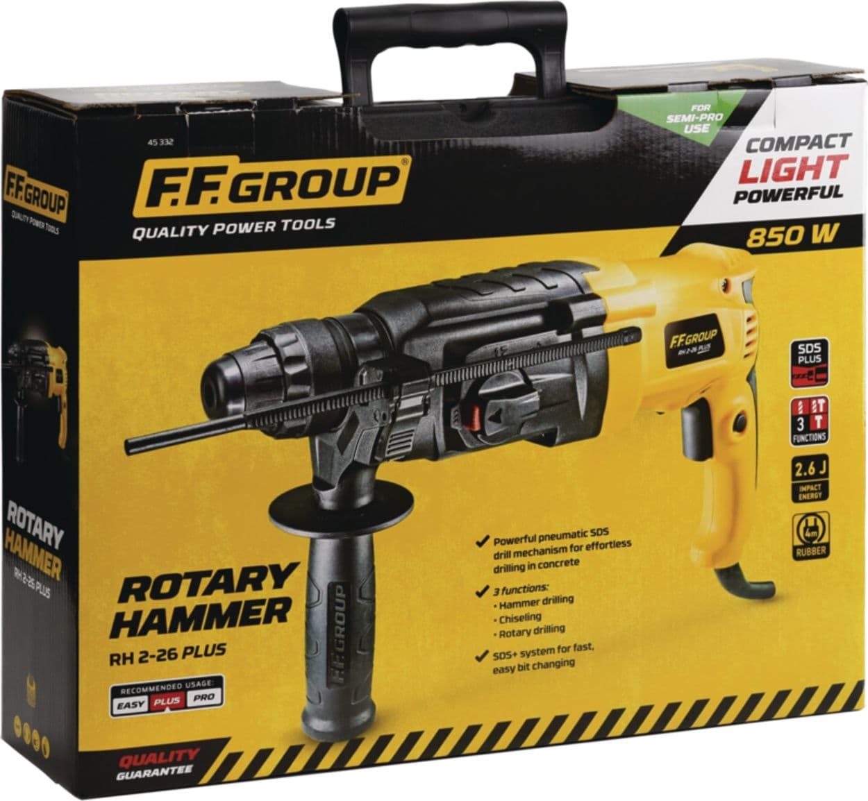 FF Group RH 2-26 PLUS martello perforatore combinato - uso semi-professionale - 2