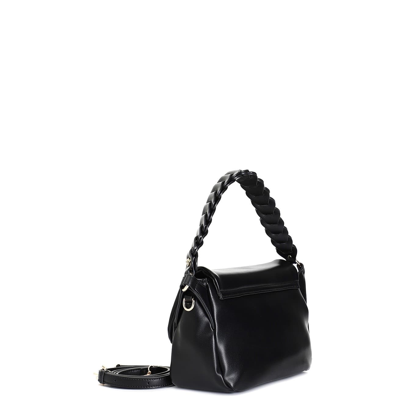 BORSA A MANO CON PATTINA CON LOGO AD ALTA FREQUENZA,  MANICO CON LAVORAZIONE - 4