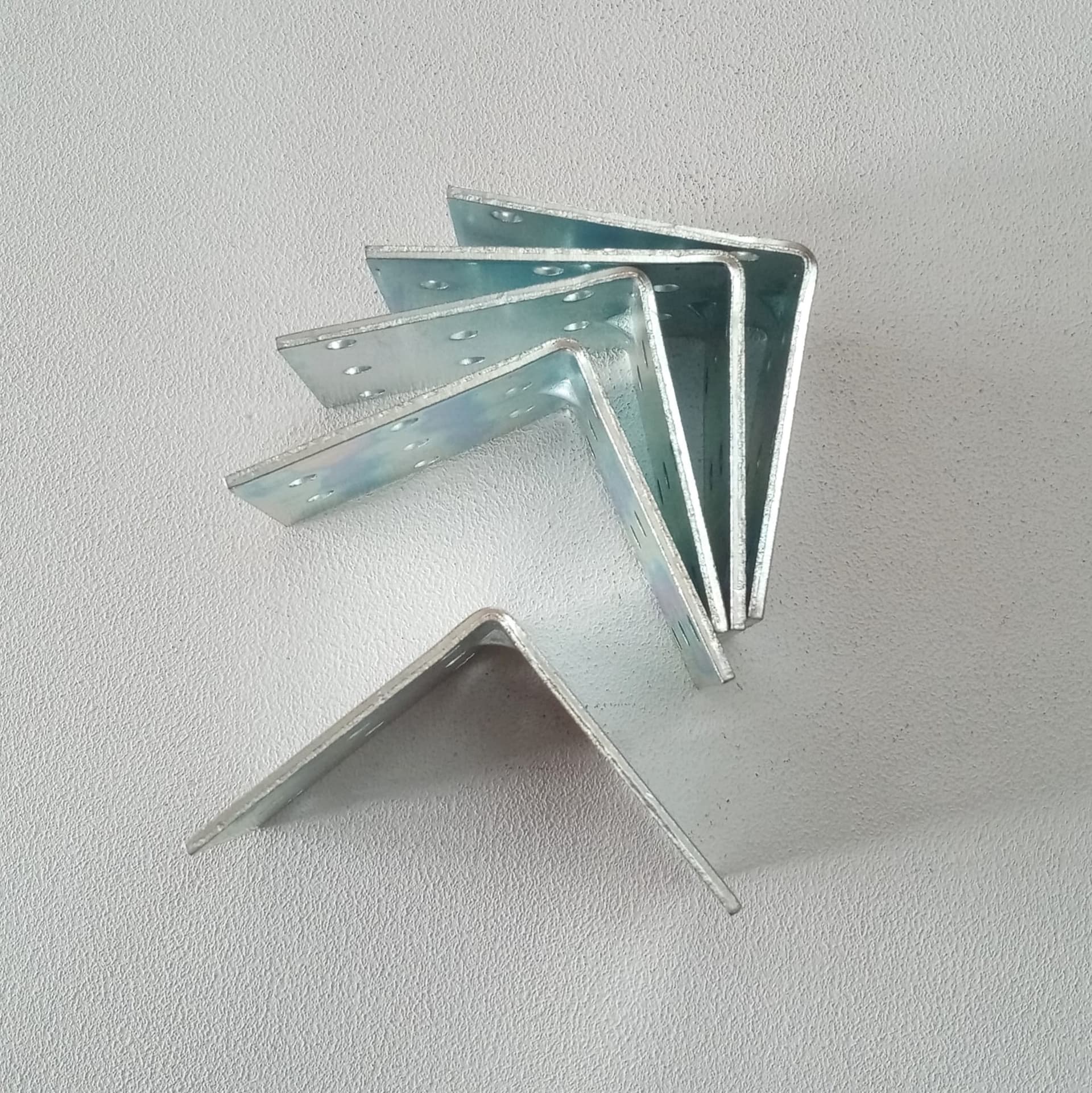 Squadretta di giunzione angolare 60x60x50mm - 5pz - 5