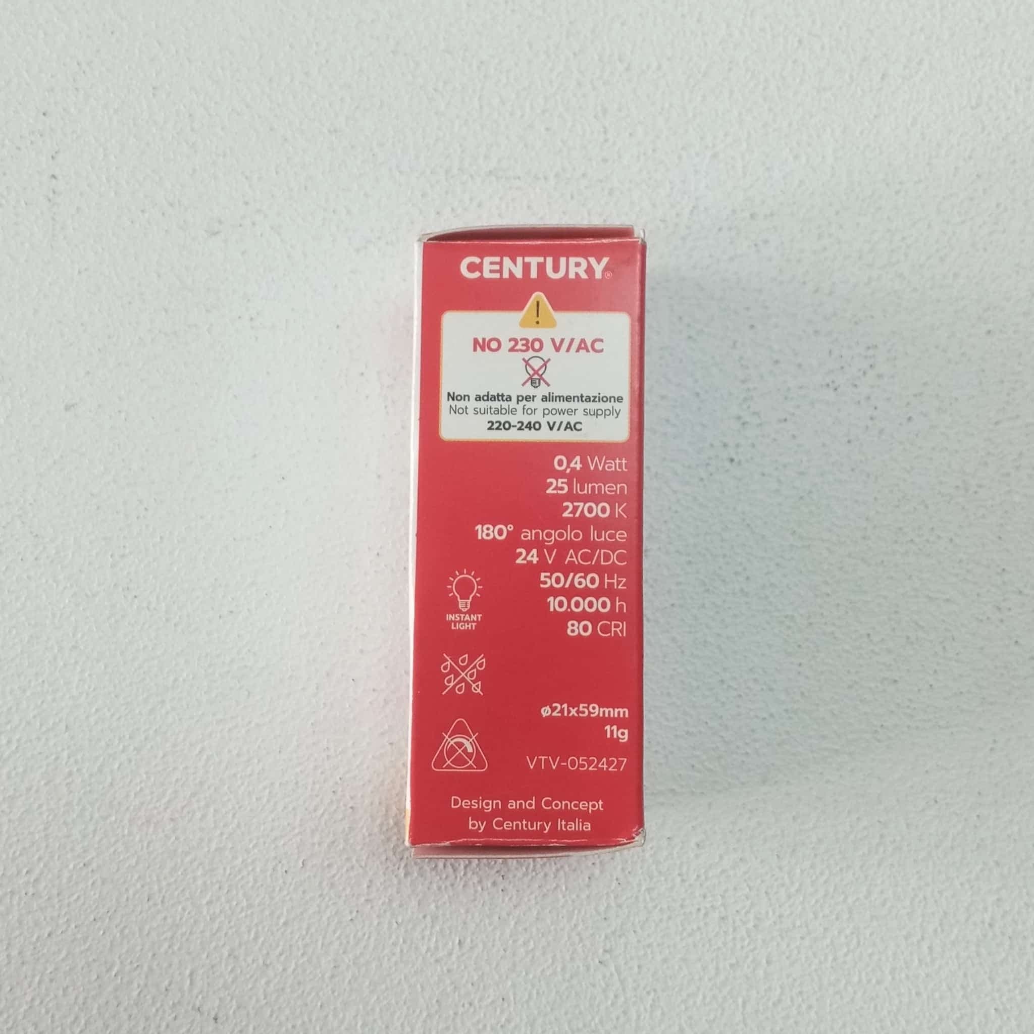 Lampadina led VOTIVA 0,4W 24V 25lumen 2700K E14 per l'illuminazione cimiteriale - 4