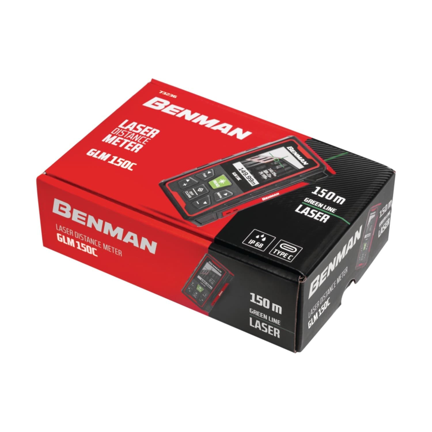 Benman GLM 150 C IP68 max 150mt distanziometro metro ricaricabile laser verde - 4