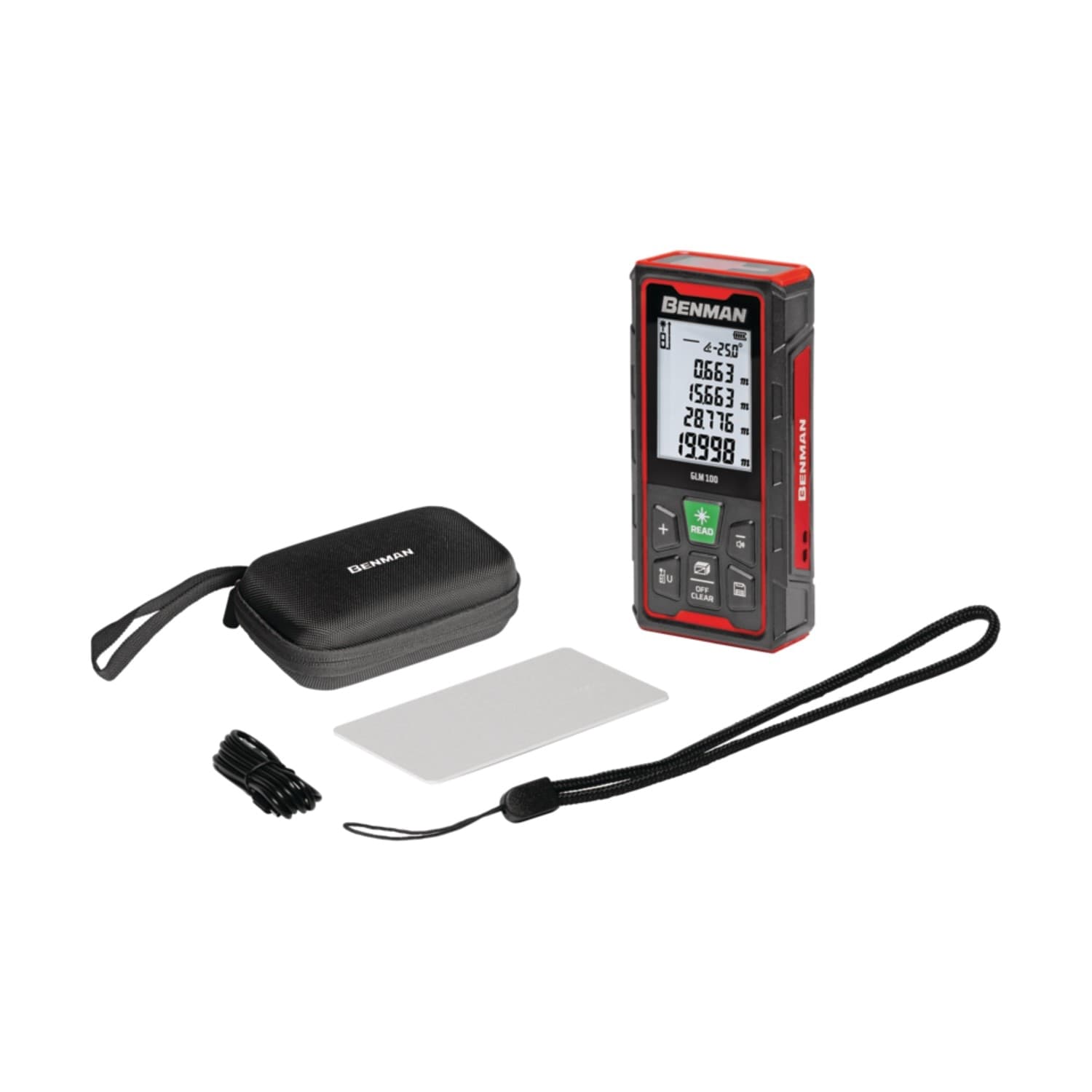 Benman GLM 100 IP68 max 100mt distanziometro metro ricaricabile laser verde - 2