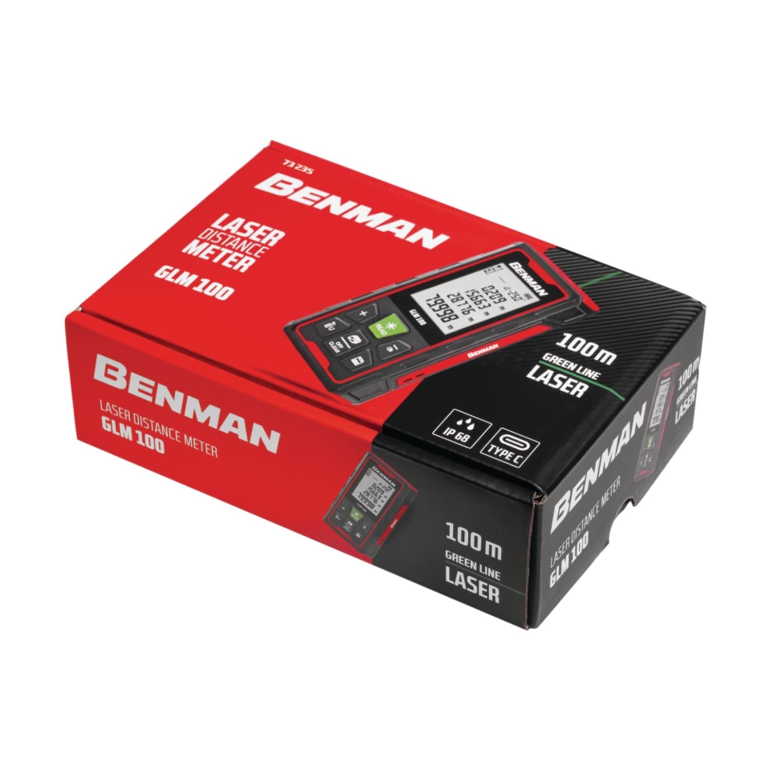 Benman GLM 100 IP68 max 100mt distanziometro metro ricaricabile laser verde - 3