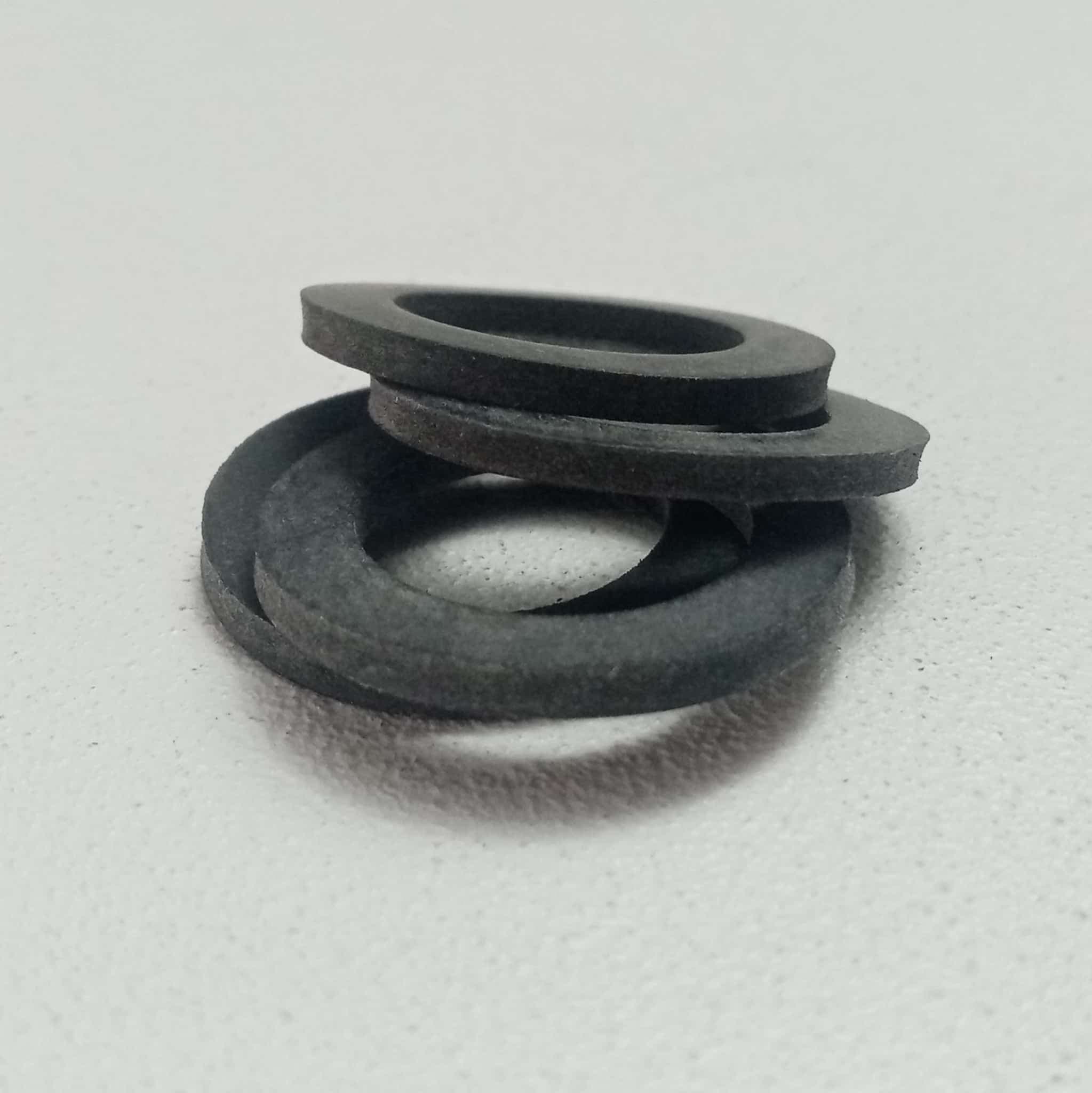 Guarnizione piatta di gomma telata da 1/2" - blister da 100 unità - 2