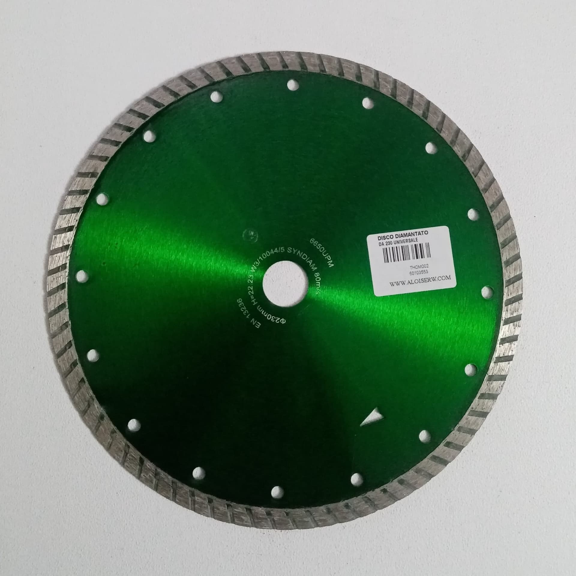 Sifa Thom 230mm disco diamantato universale per taglio cemento, cemento armato, mattoni, laterizi - 2