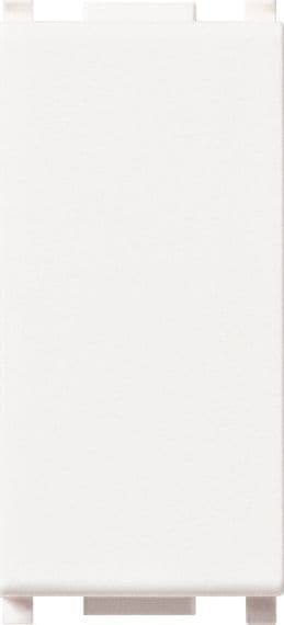 Elettroit serie starlight copriforo bianco 1P tasto falso - 2pz